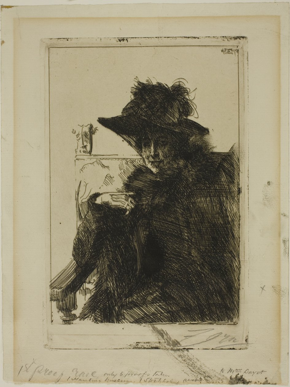 Mme Armand Dayot av Anders Leonard Zorn
