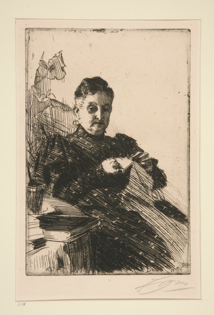 Mme Lamm II av Anders Leonard Zorn