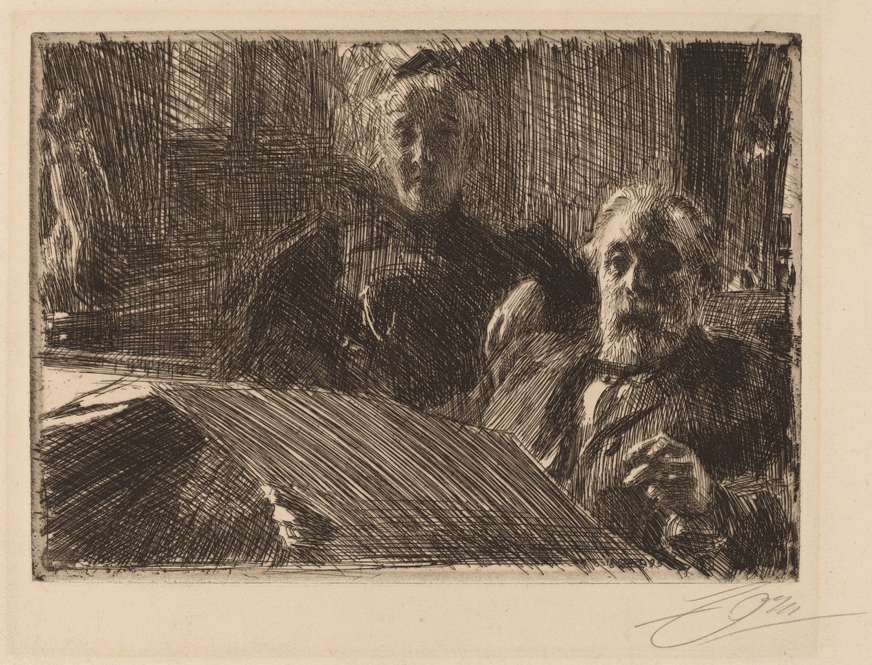 Herr och fru Furstenburg av Anders Leonard Zorn