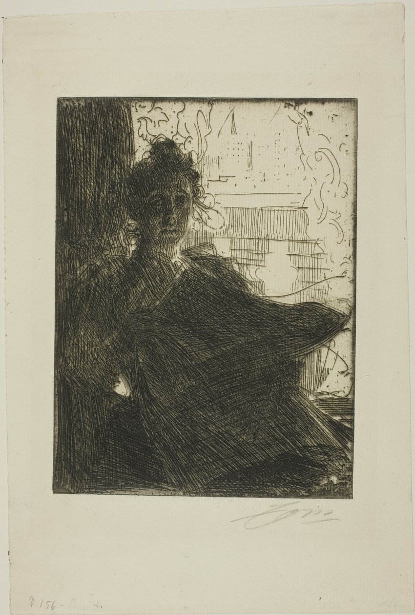 Fru Emma Zorn av Anders Leonard Zorn
