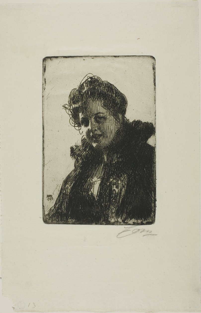 Mrs. Granberg av Anders Leonard Zorn
