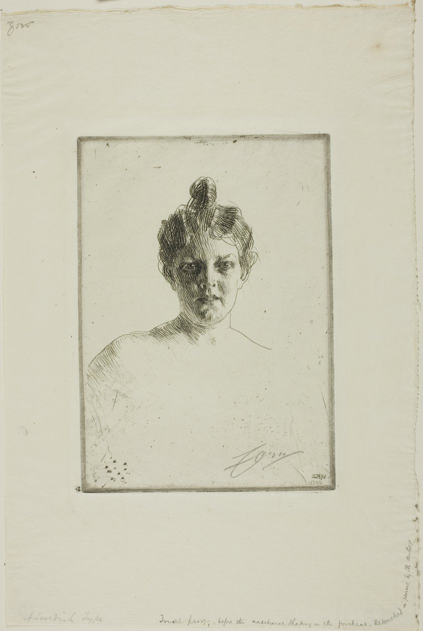 Fru Runeberg av Anders Leonard Zorn