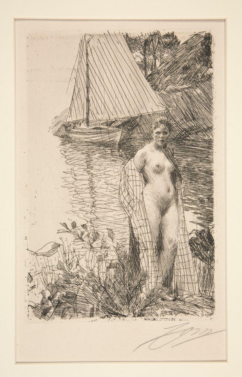 Min modell och min båt av Anders Leonard Zorn