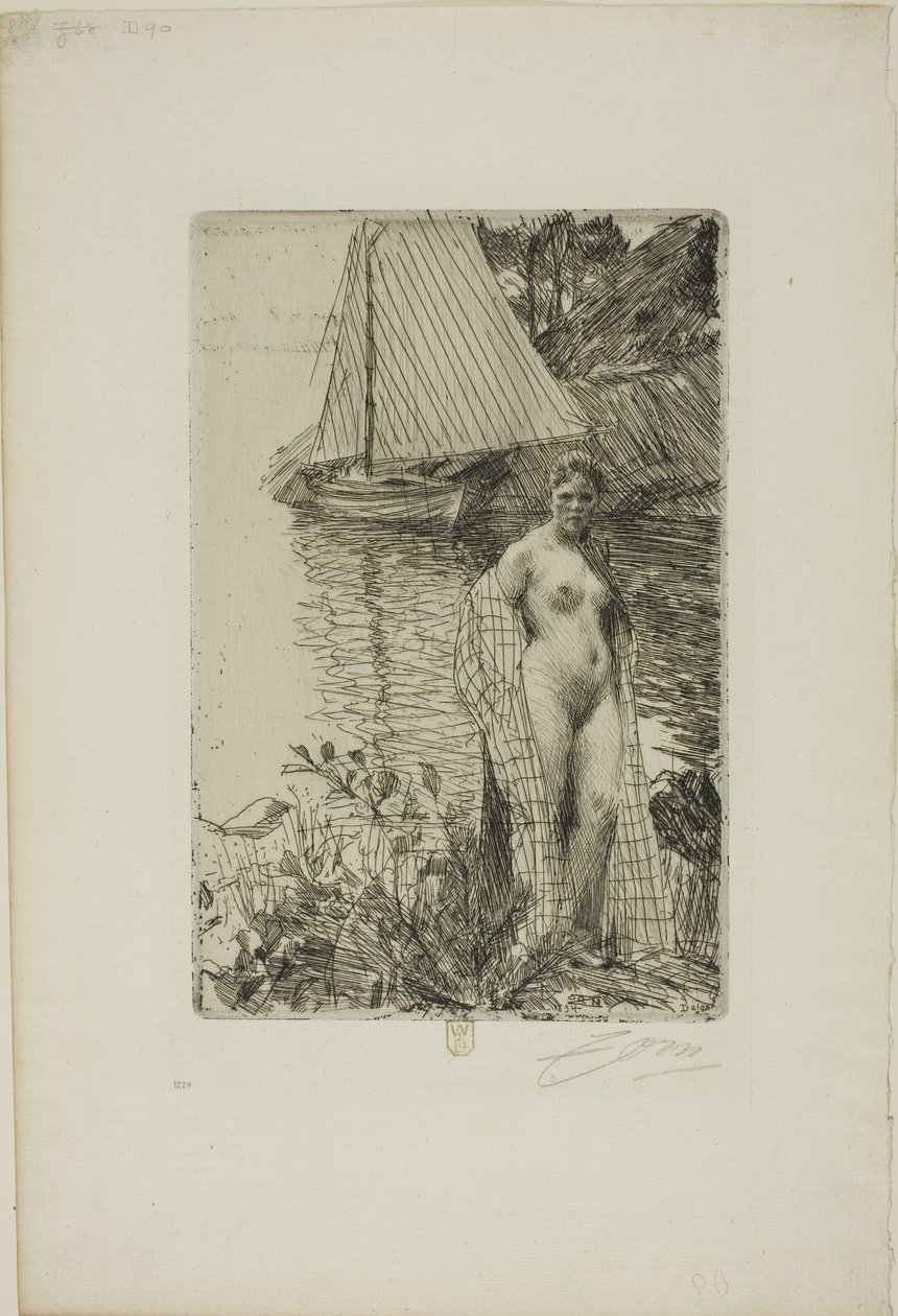 Min modell och min båt av Anders Leonard Zorn