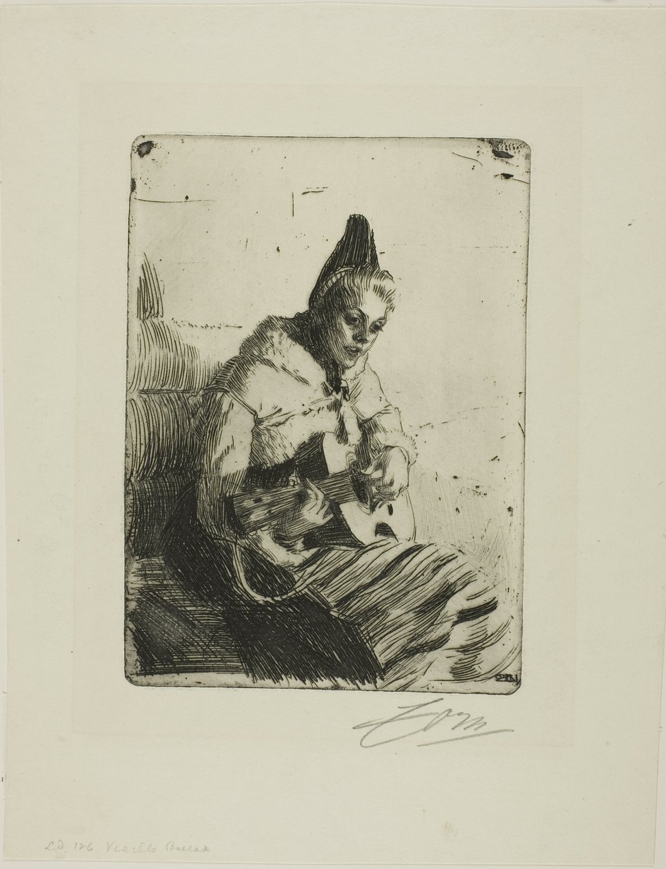 Gamla Ballad II av Anders Leonard Zorn
