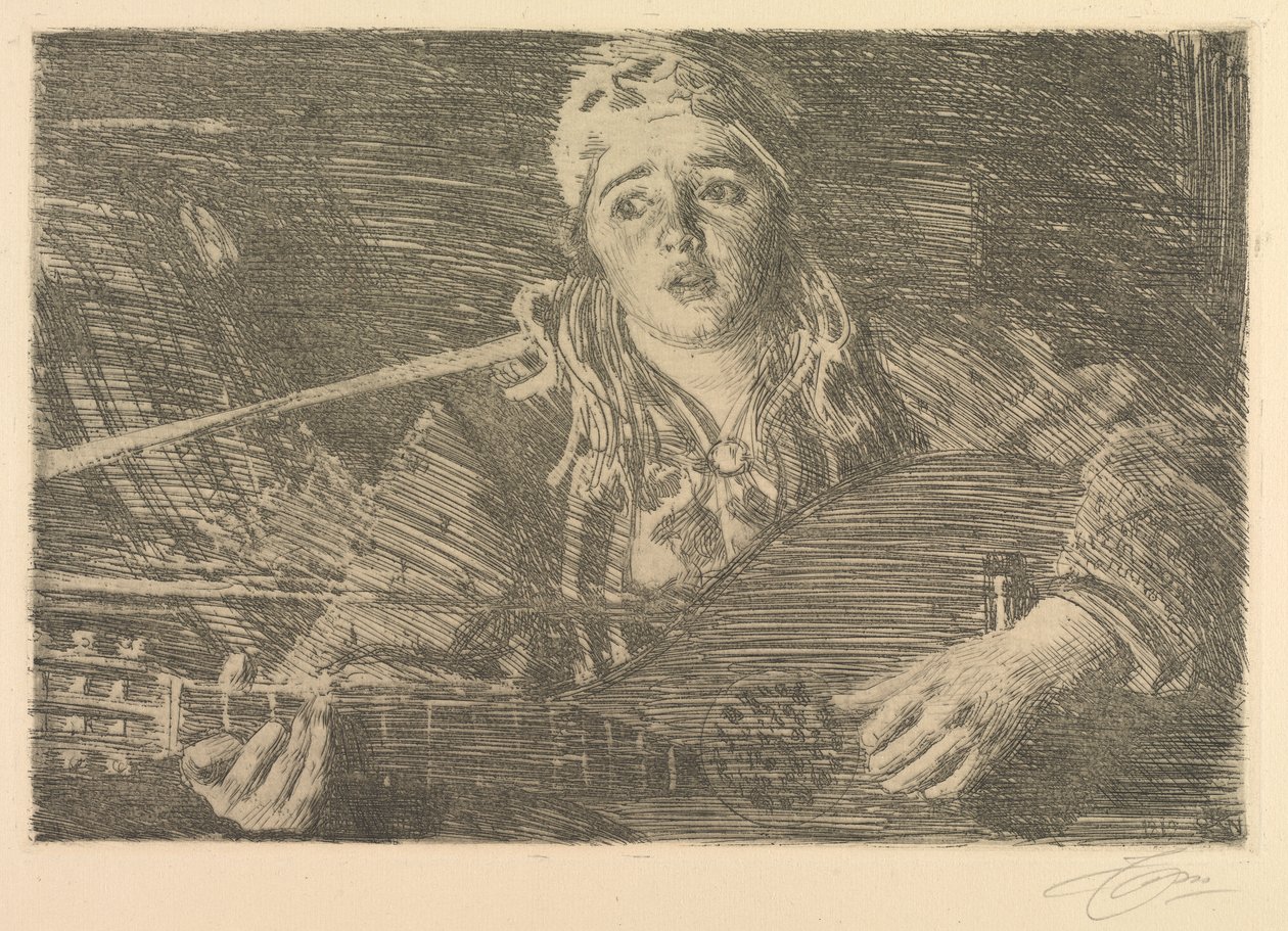 Ols Maria av Anders Leonard Zorn