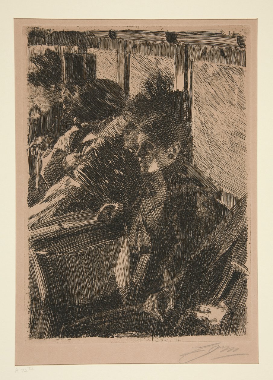 Omnibus av Anders Leonard Zorn