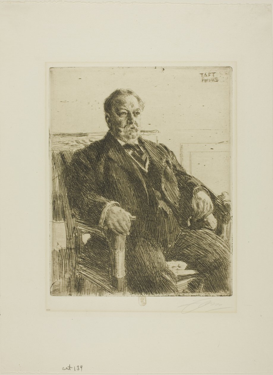 President William H. Taft av Anders Leonard Zorn