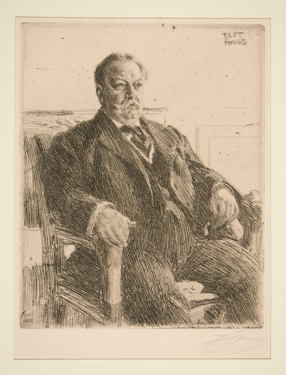 President William H. Taft av Anders Leonard Zorn