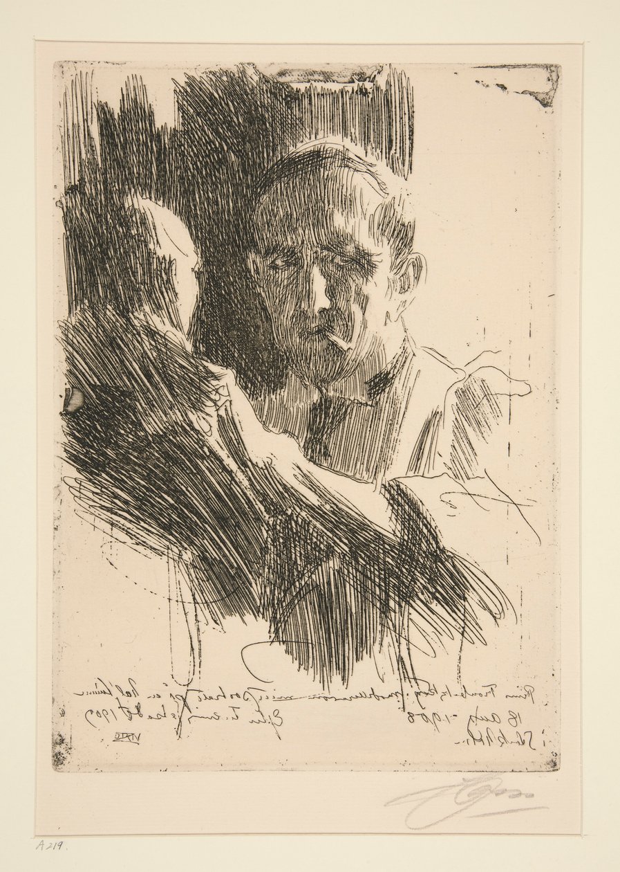 Prins Paul Toubetskoy II av Anders Leonard Zorn