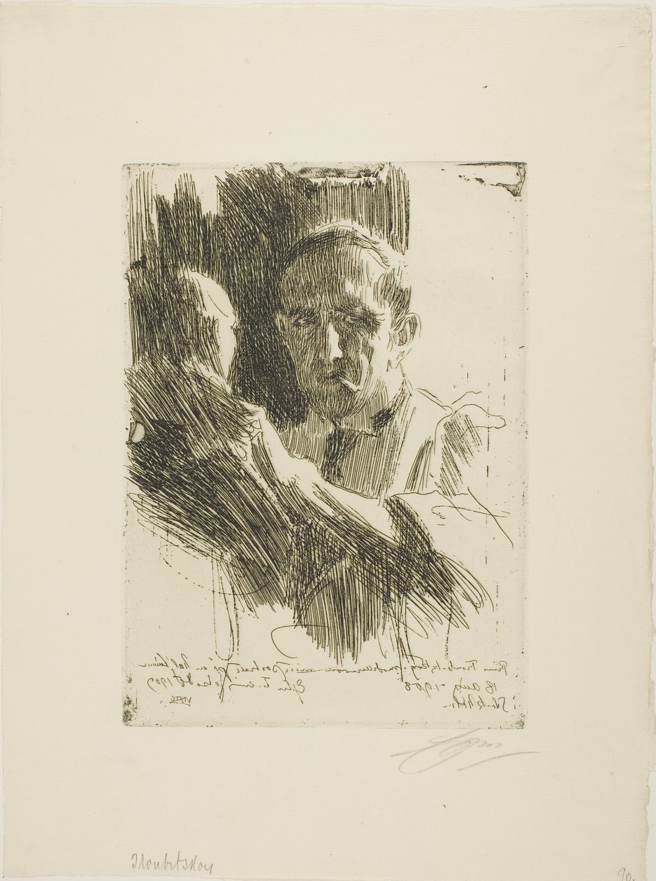 Prins Paul Troubetzkoy II (byst) av Anders Leonard Zorn