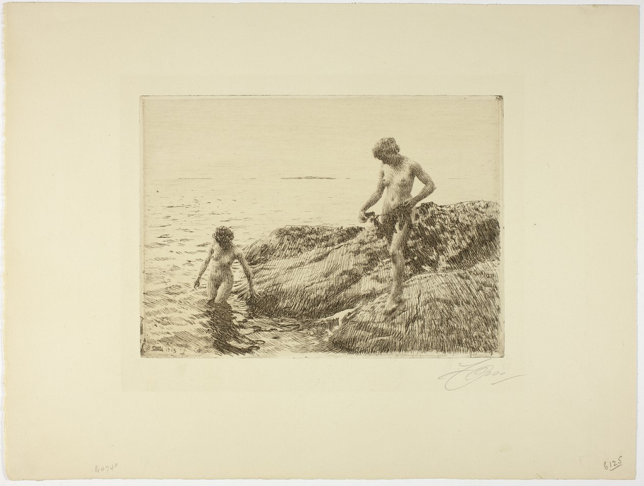 Seaward Skerries av Anders Leonard Zorn