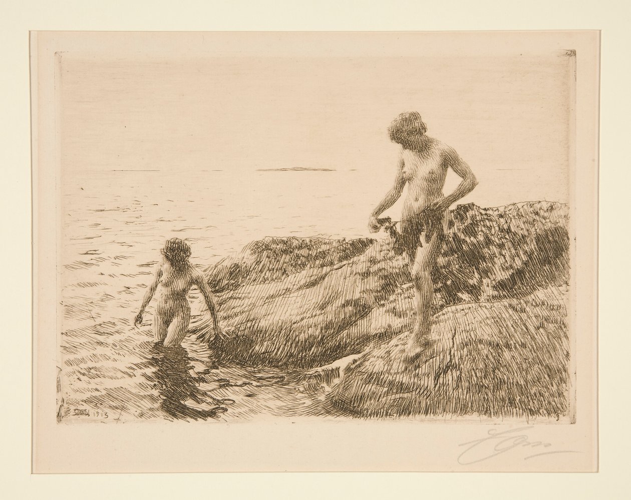 Seaward Skerries av Anders Leonard Zorn