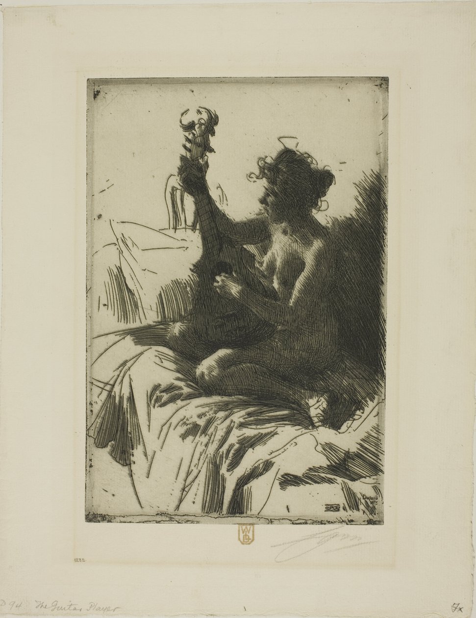 Souvenir eller gitarren av Anders Leonard Zorn