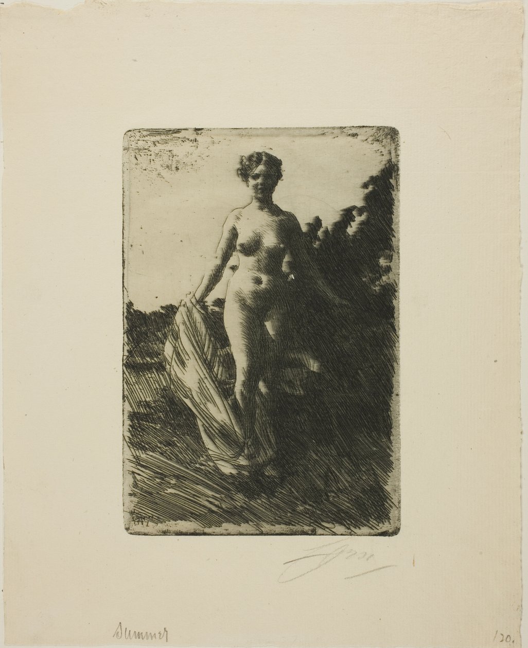 Sommar av Anders Leonard Zorn