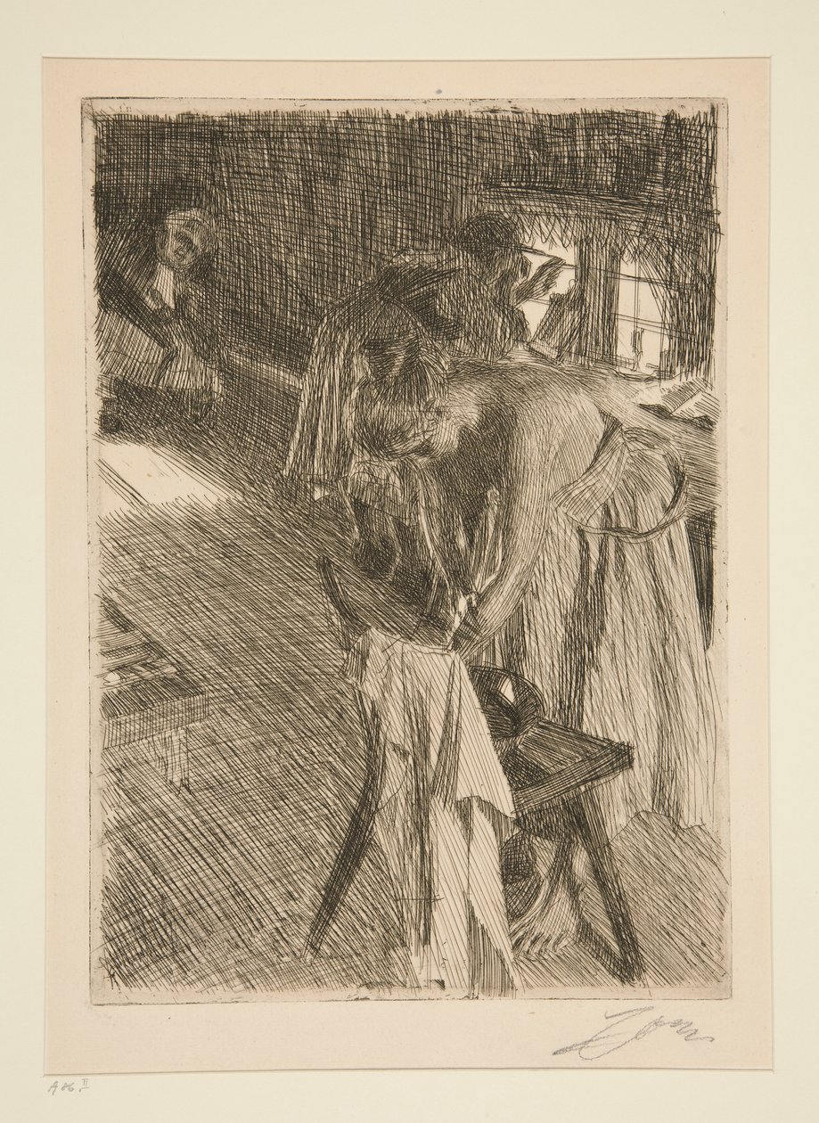 Söndag morgon av Anders Leonard Zorn