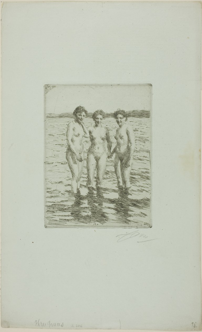 De tre nåderna av Anders Leonard Zorn
