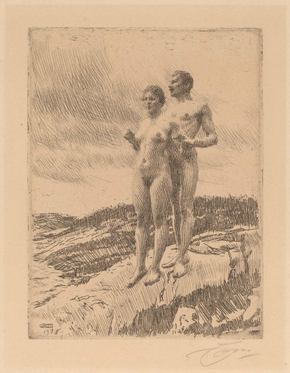 De två av Anders Leonard Zorn
