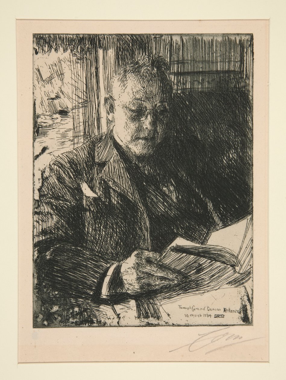 Reskamrat av Anders Leonard Zorn