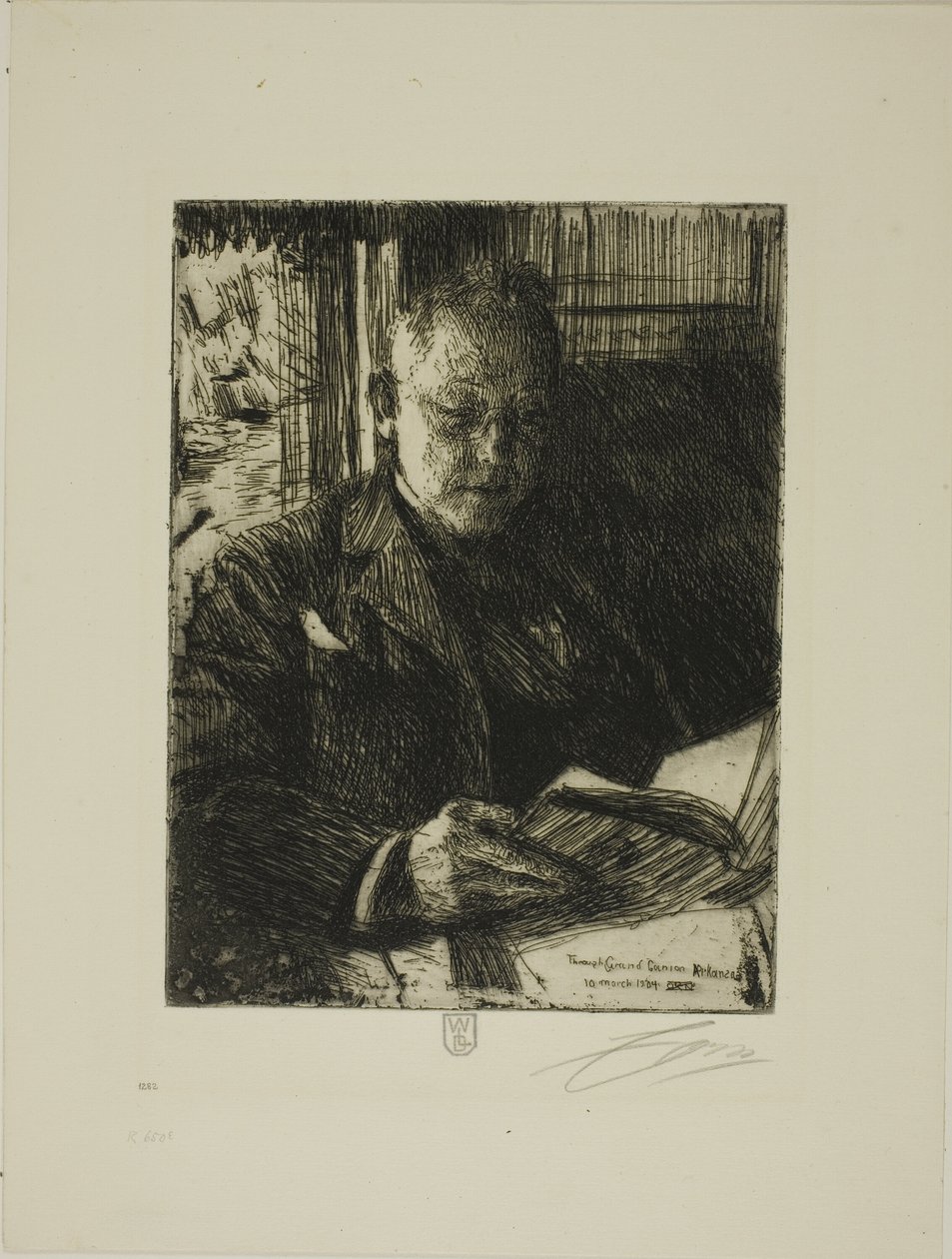 Traveling Companion (Mr. Ch. Deering) av Anders Leonard Zorn