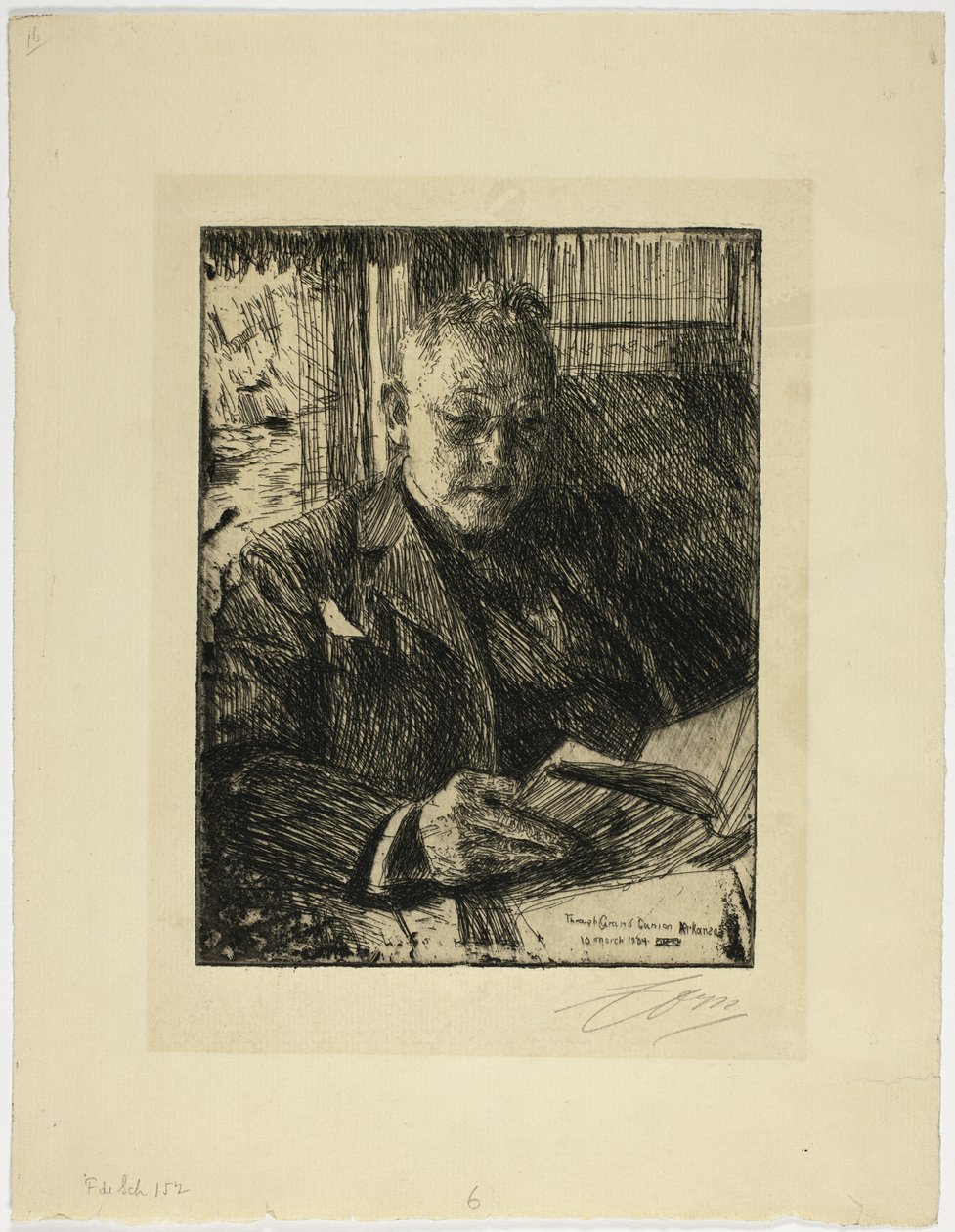 Traveling Companion (Mr. Ch. Deering) av Anders Leonard Zorn