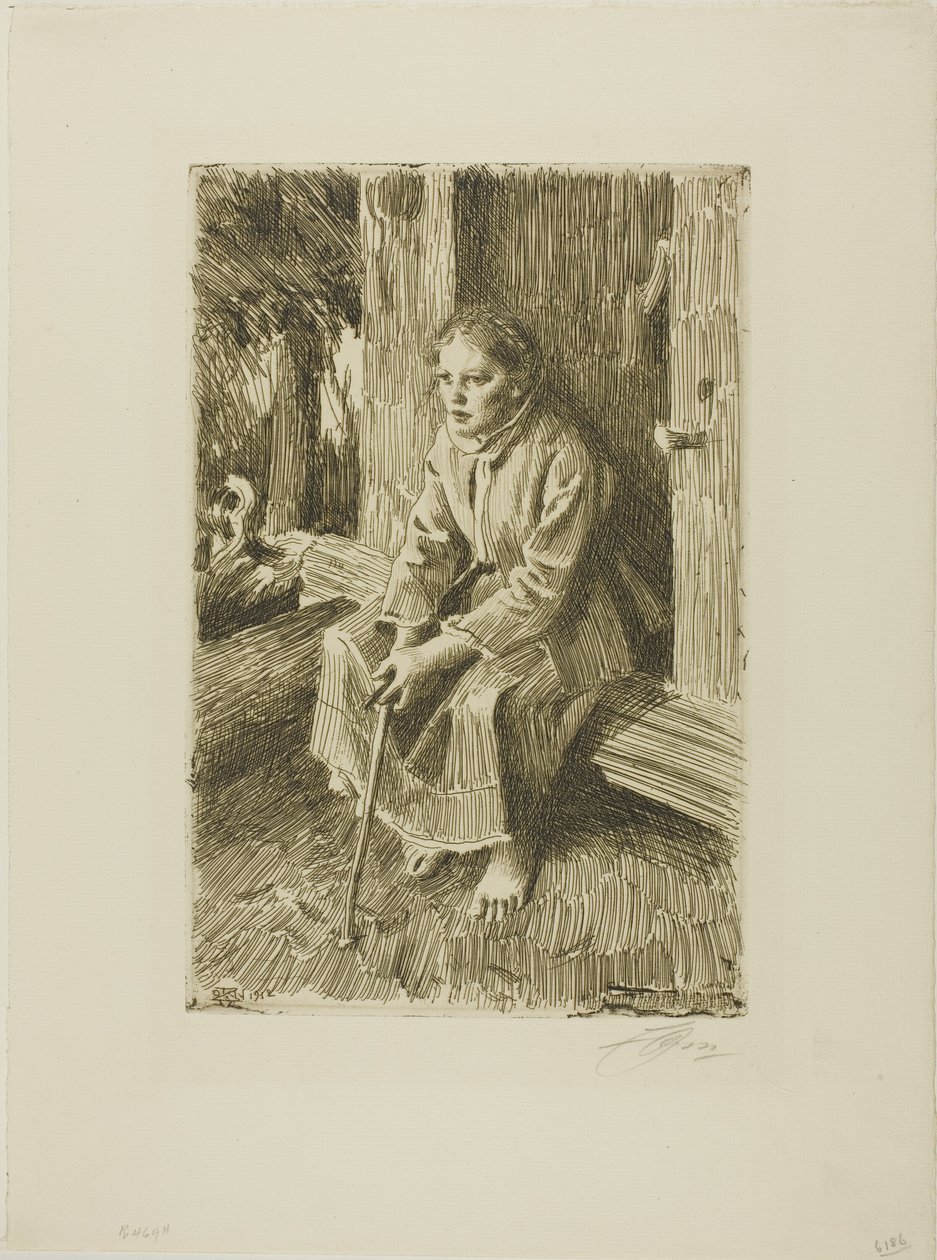 På vallen av Anders Leonard Zorn