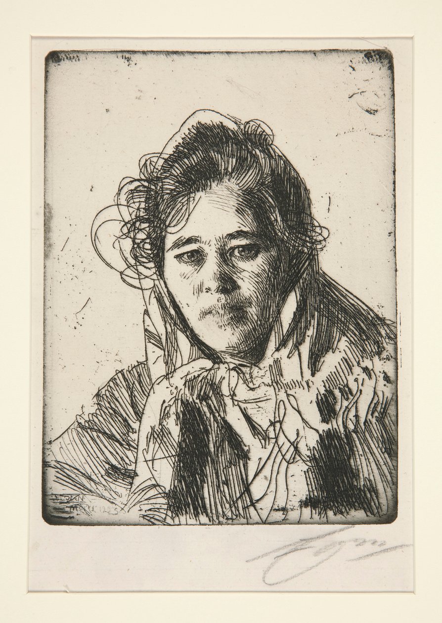 Ung flicka från Mora (Krakberg av Anders Leonard Zorn