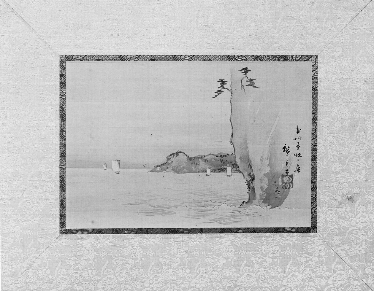 Honmoku Bay i Musashi-provinsen, 1800-talet. av Ando Hiroshige