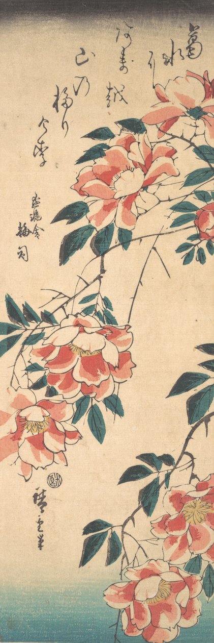 Rosor, ca. 1843., ca. 1843. av Ando Hiroshige