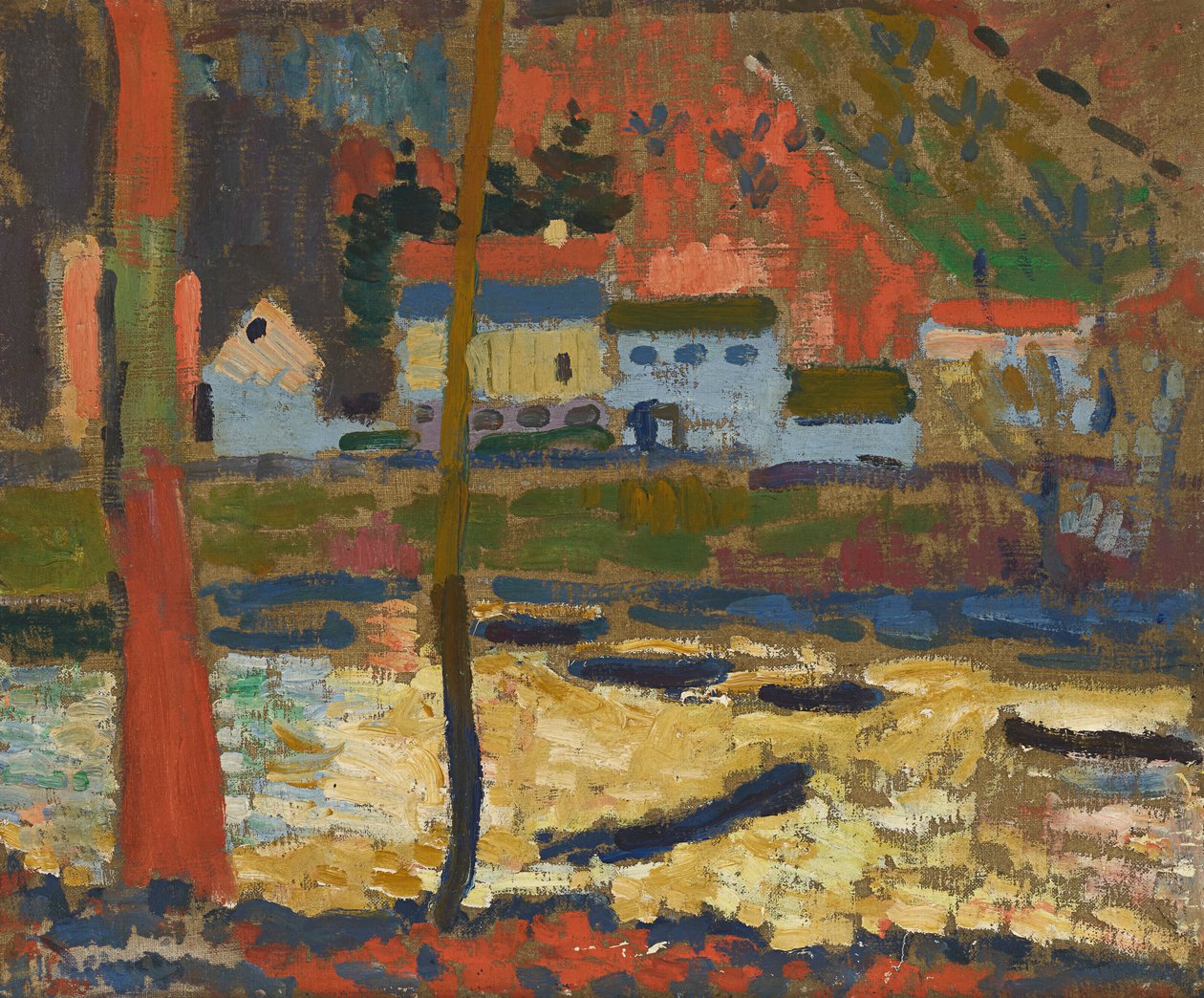Längs Seine i Chatou av Andre Derain