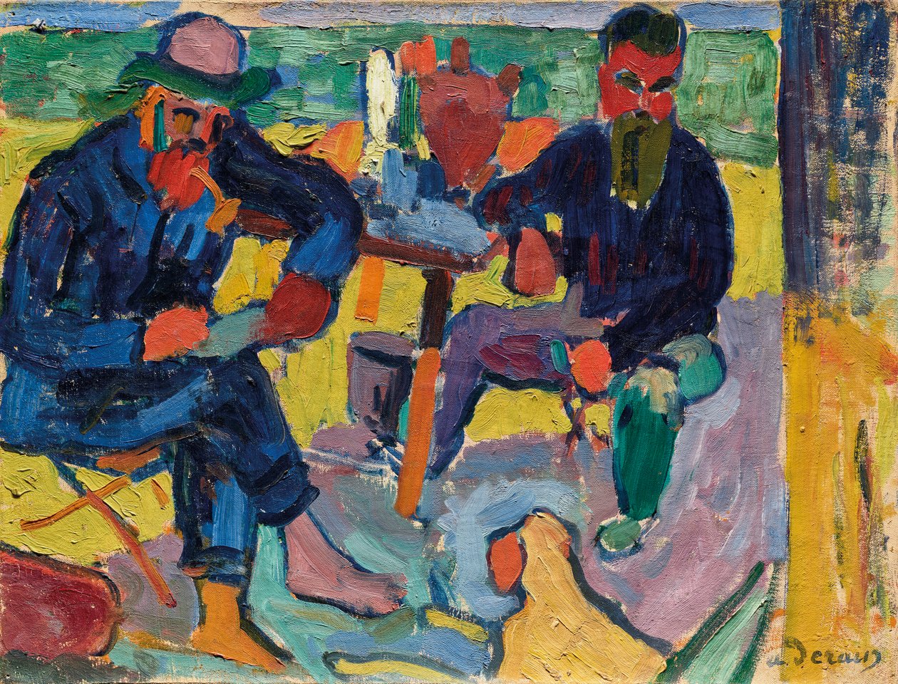 Kvinna vid fönstret av Andre Derain