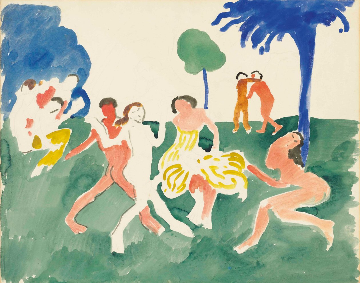 La gavotte av Andre Derain