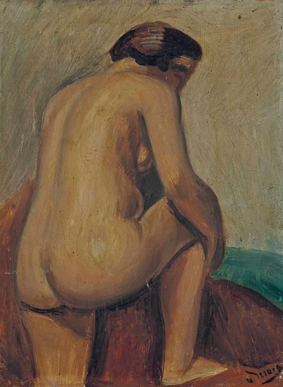 Nu de dos av Andre Derain