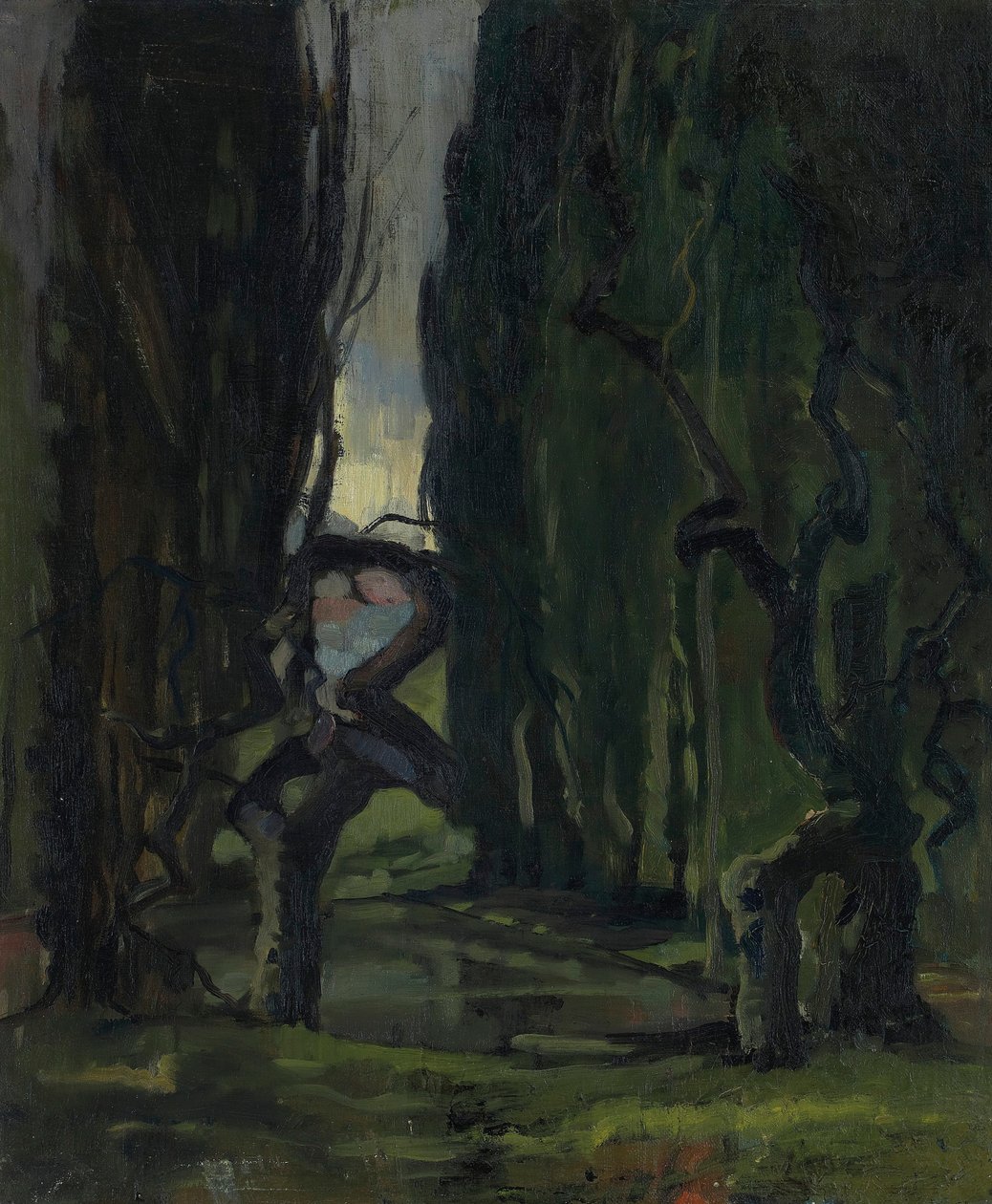 Vattenspel vid Carrières-sur-Seine av Andre Derain