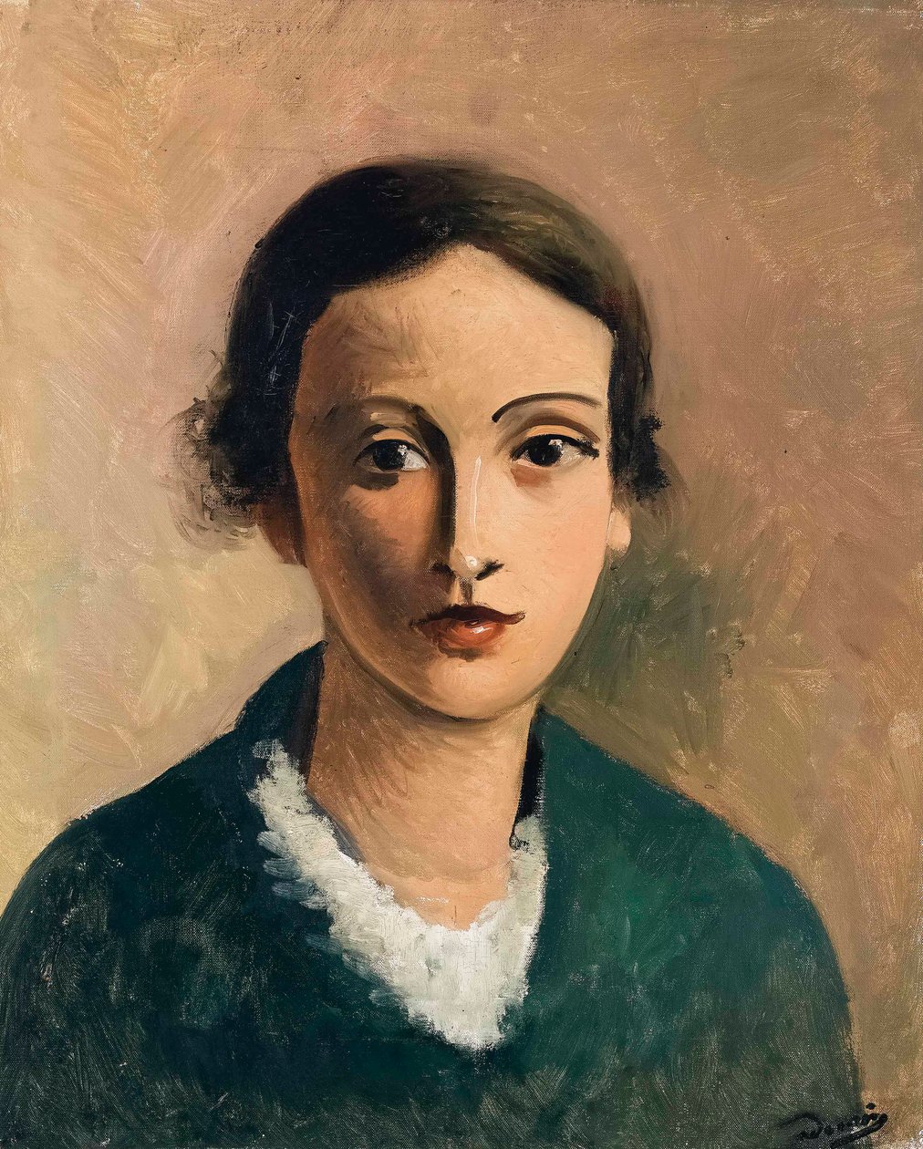 Ung flickas huvud av Andre Derain