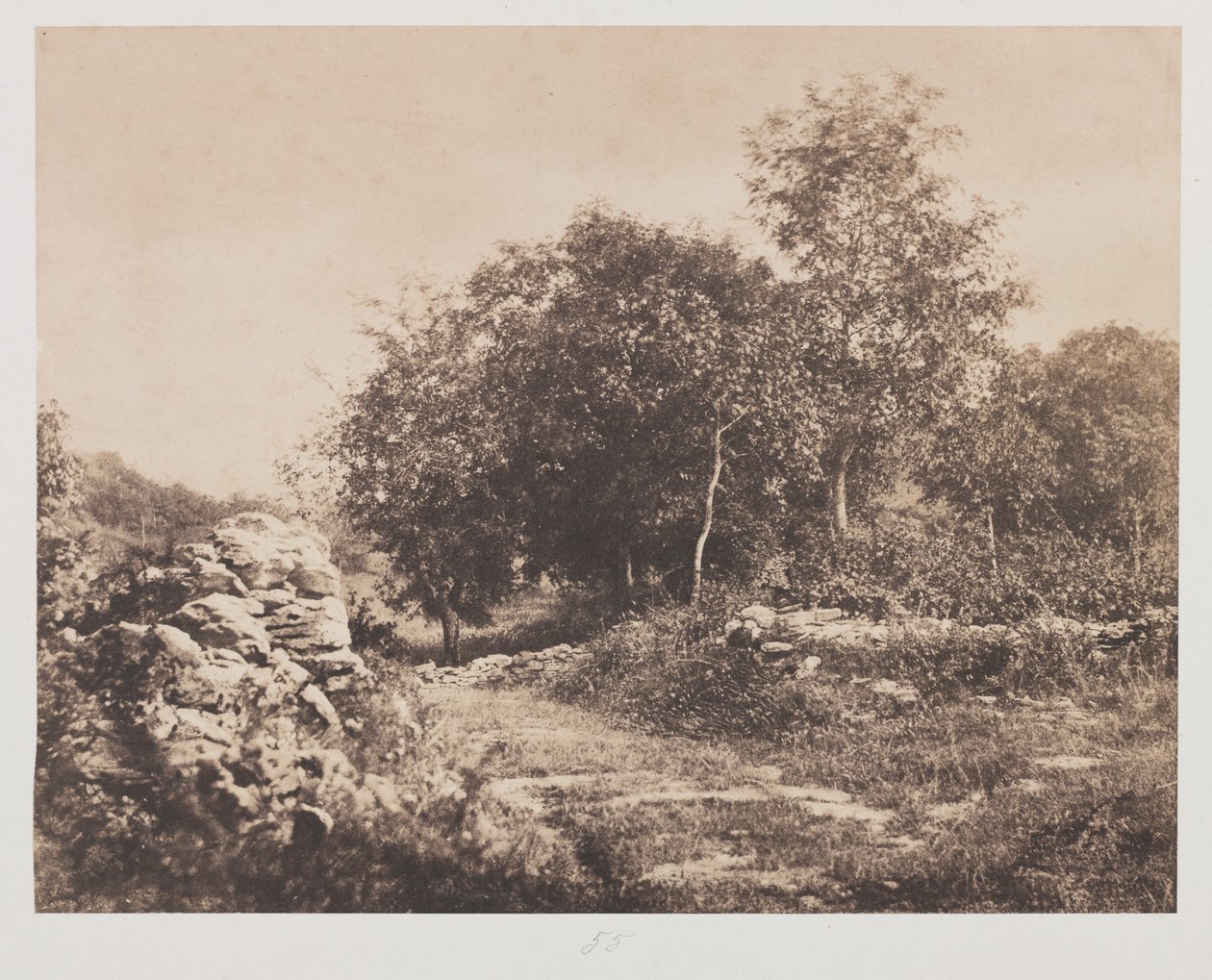 Utan titel (Scen av Fontainebleau) av André Giroux