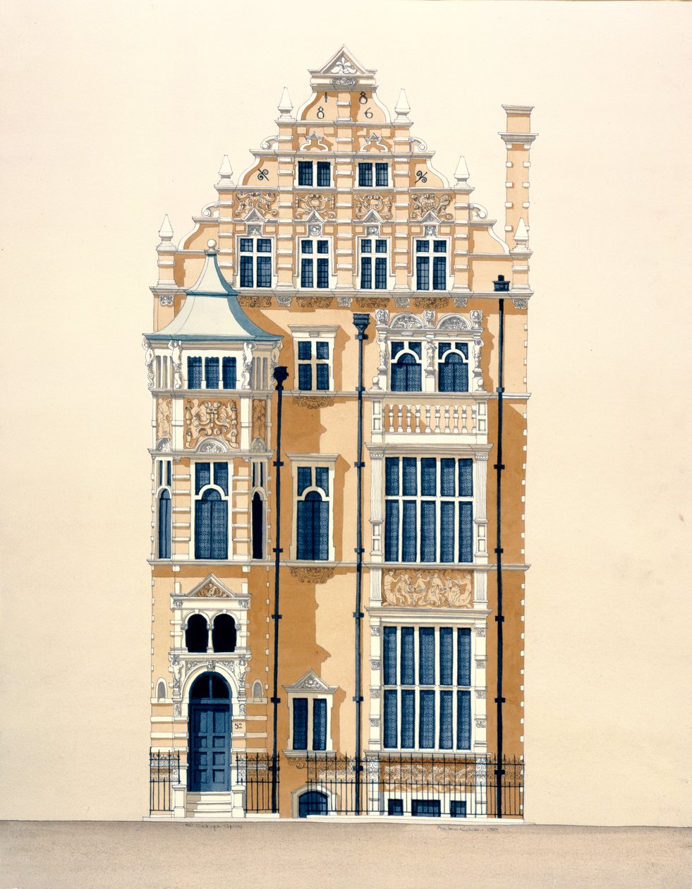 52 Cadogan Square, Knightsbridge, London av Andras Kaldor