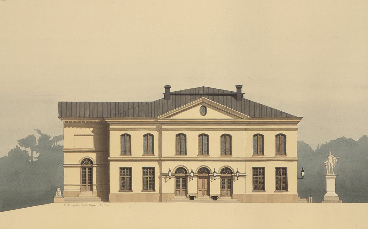Court Theatre, Drottningholm, Stockholm, Sweden av Andras Kaldor