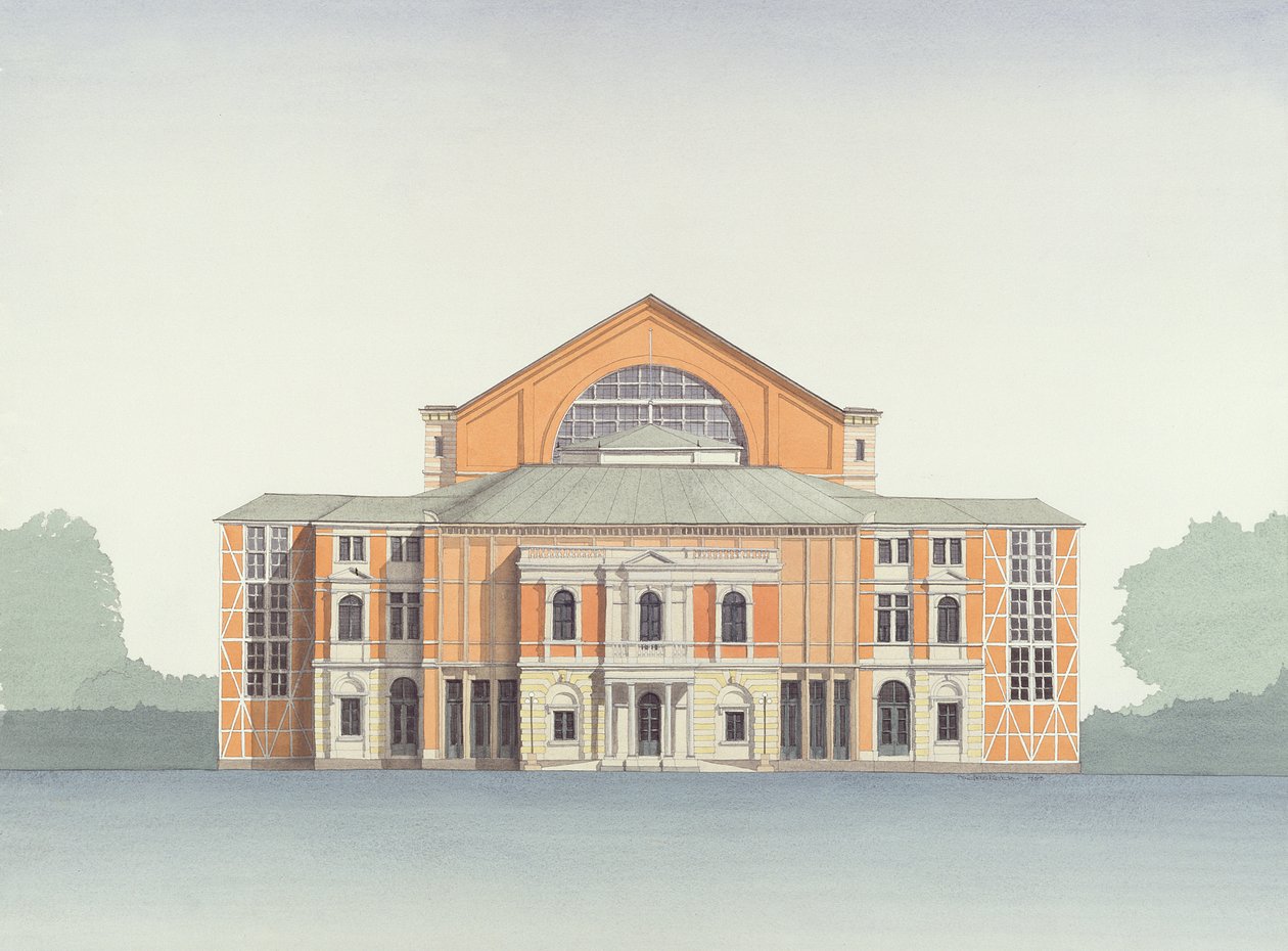 Festspielhaus, Bayreuth, Tyskland av Andras Kaldor