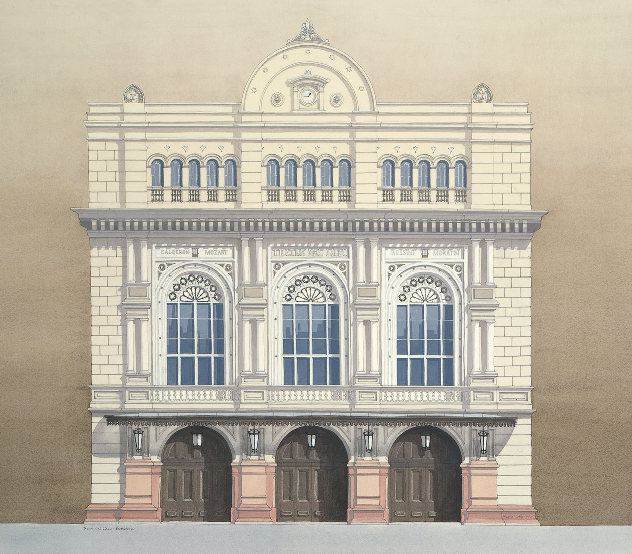 Gran Teatre del Liceu, Barcelona av Andras Kaldor