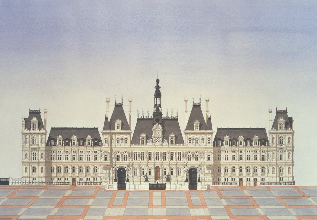 Hotel de Ville, Paris av Andras Kaldor