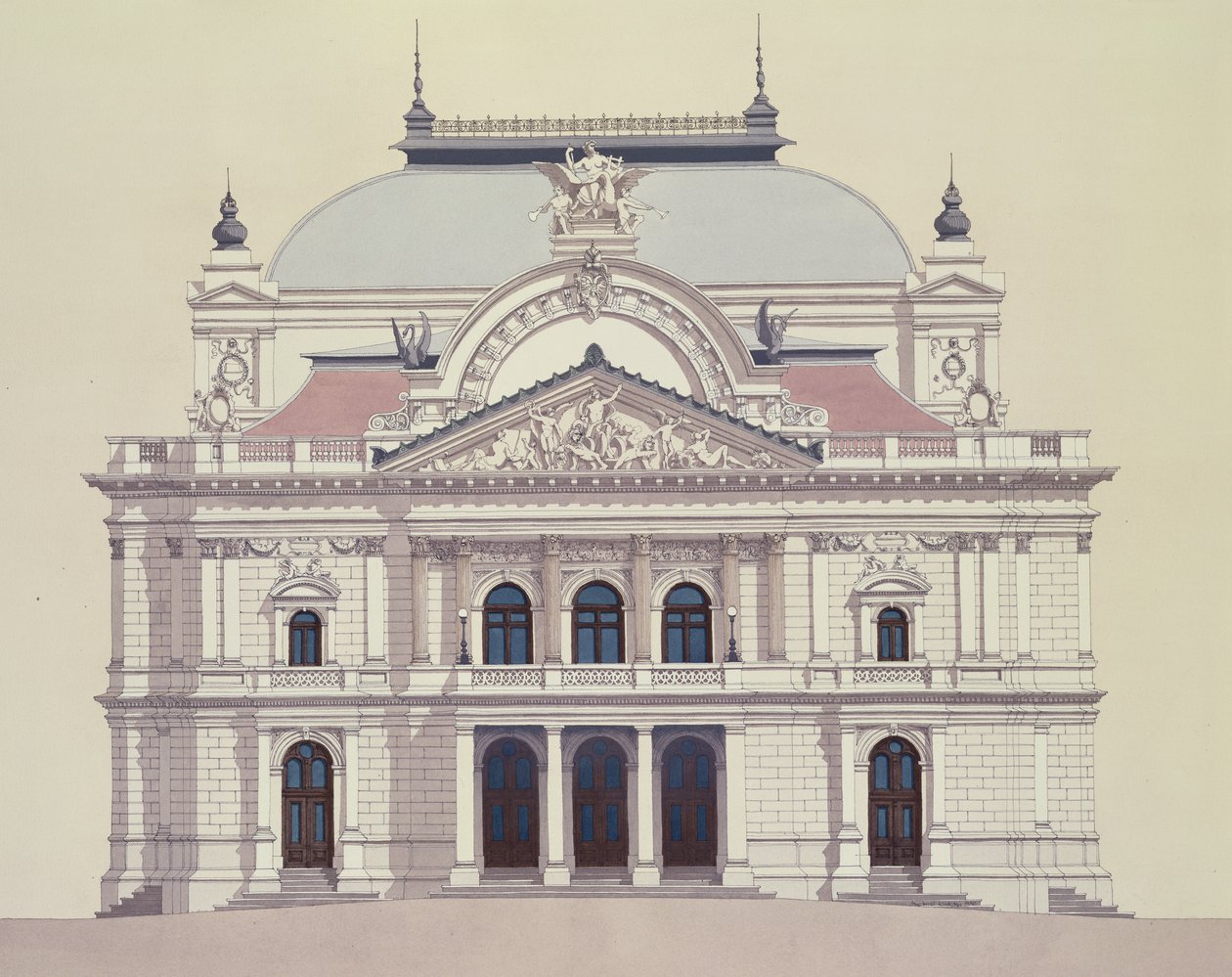 Mahen Theatre, Janacek Opera House av Andras Kaldor