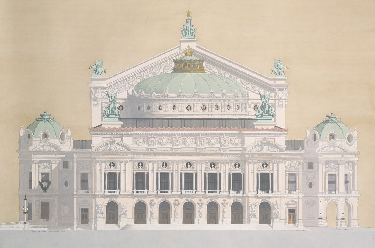 Opera Garnier, Paris, Frankrike av Andras Kaldor