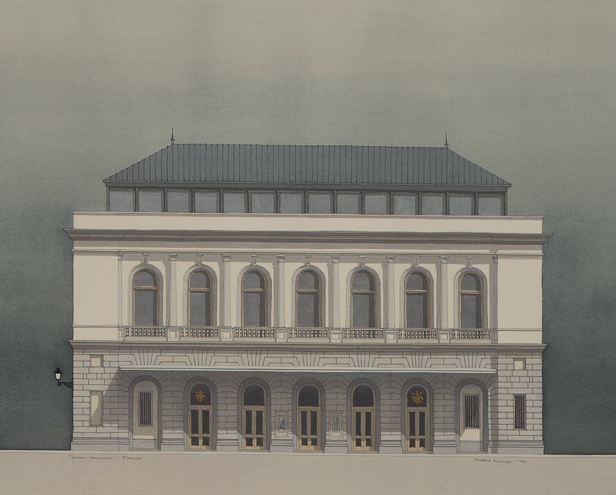 Teatro Comunale, Florens, Italien av Andras Kaldor