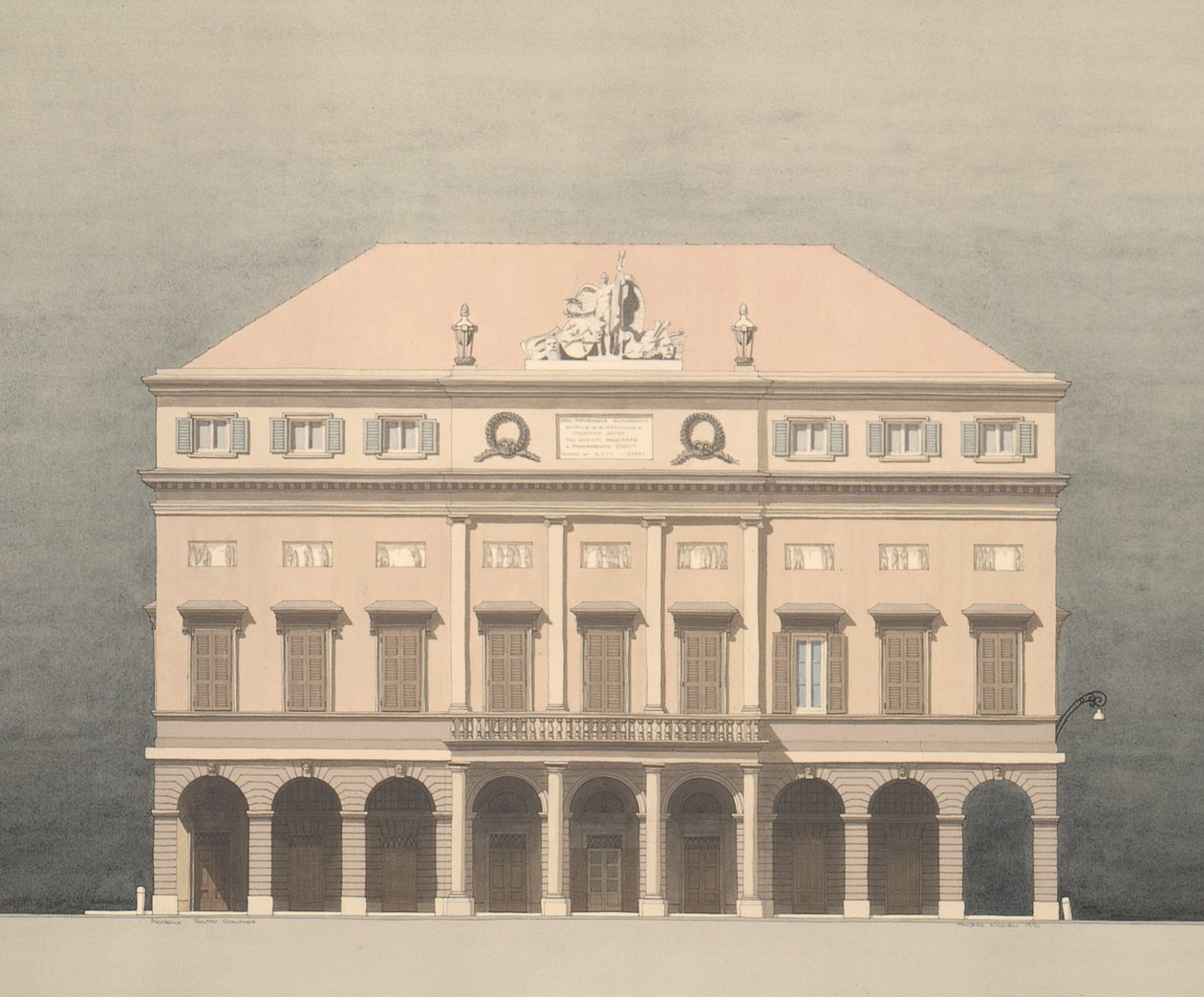 Stadsteatern, Modena, Italien av Andras Kaldor