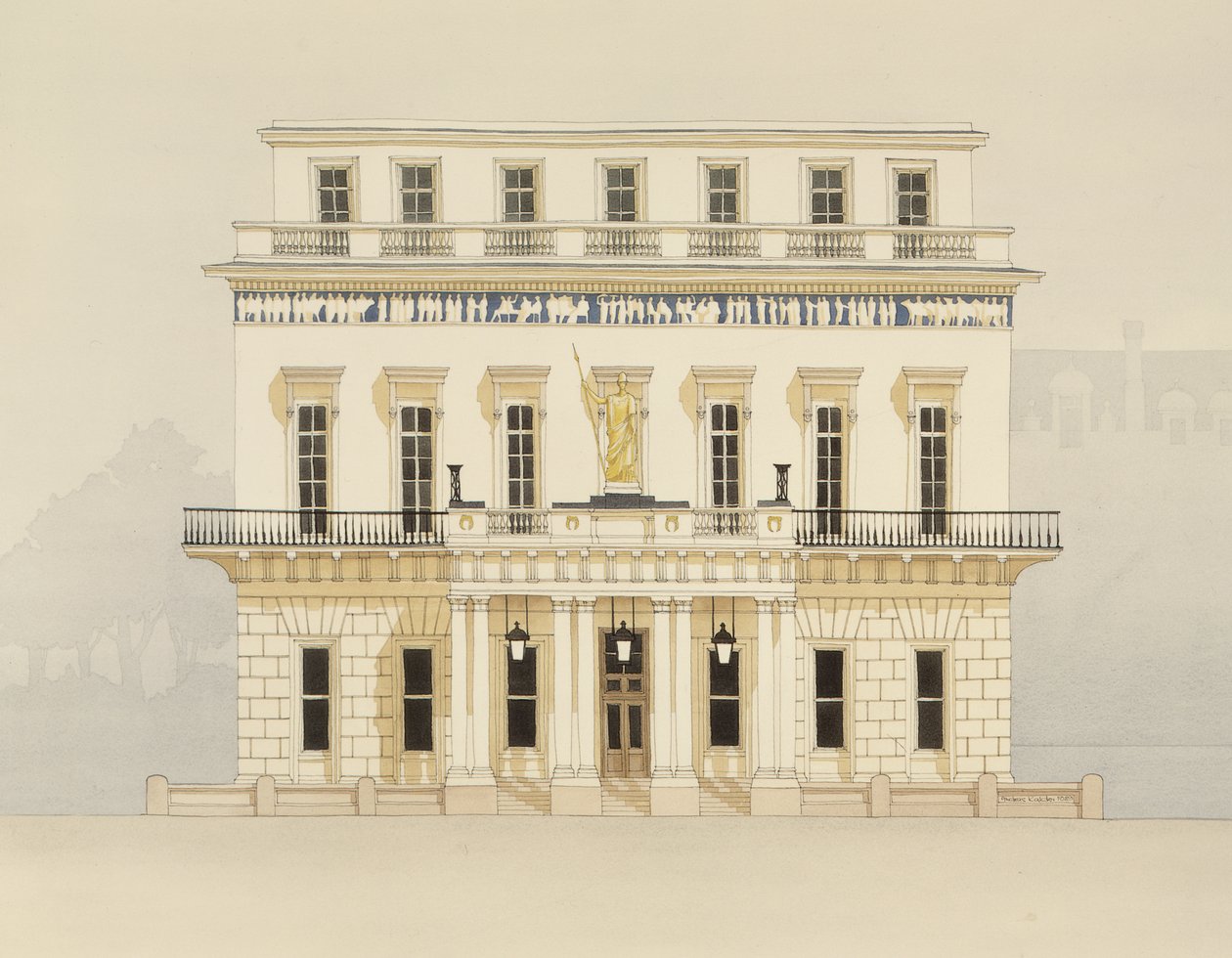 The Athenaeum, Waterlo Place av Andras Kaldor