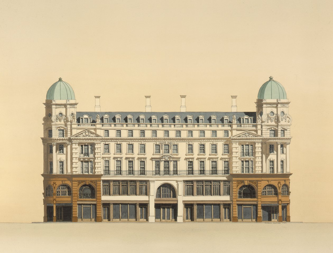The Linen Hall, Regent Street av Andras Kaldor