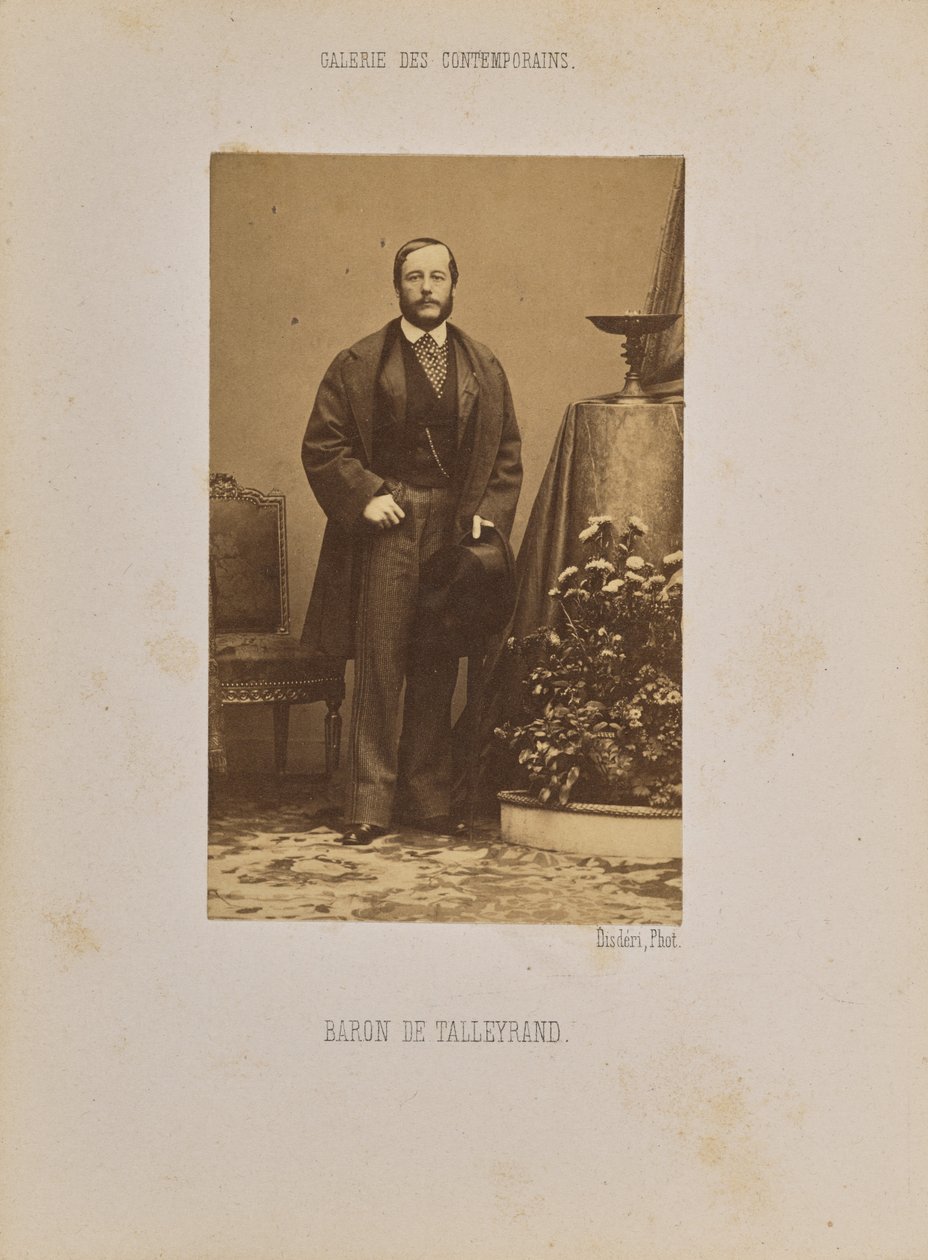 Baron de Talleyrand av Andre Adolphe Eugene Disderi