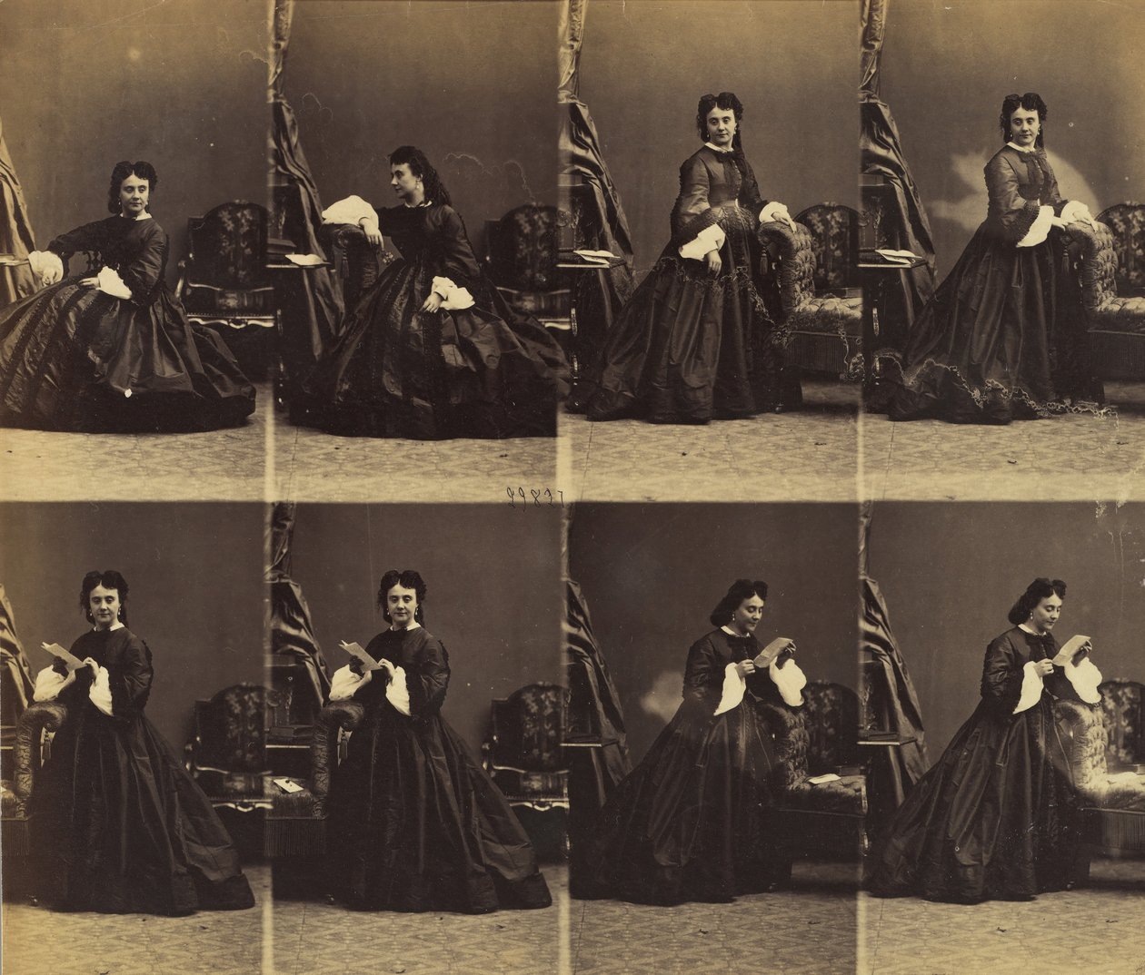 Mangin, 1861. av Andre Adolphe Eugene Disderi