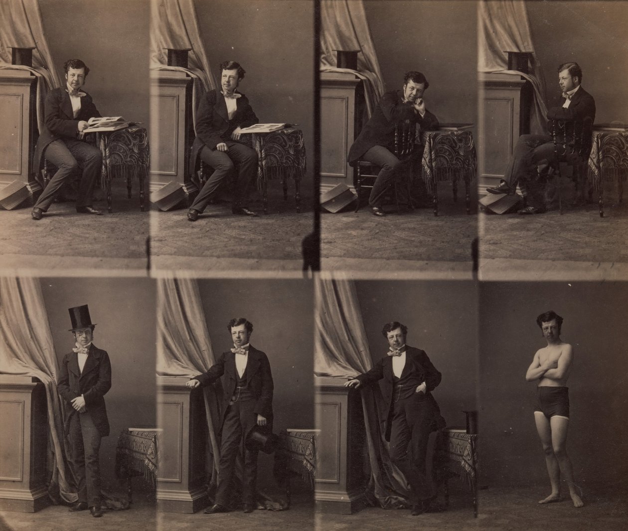 Prins Lobkowitz, 1858. av Andre Adolphe Eugene Disderi